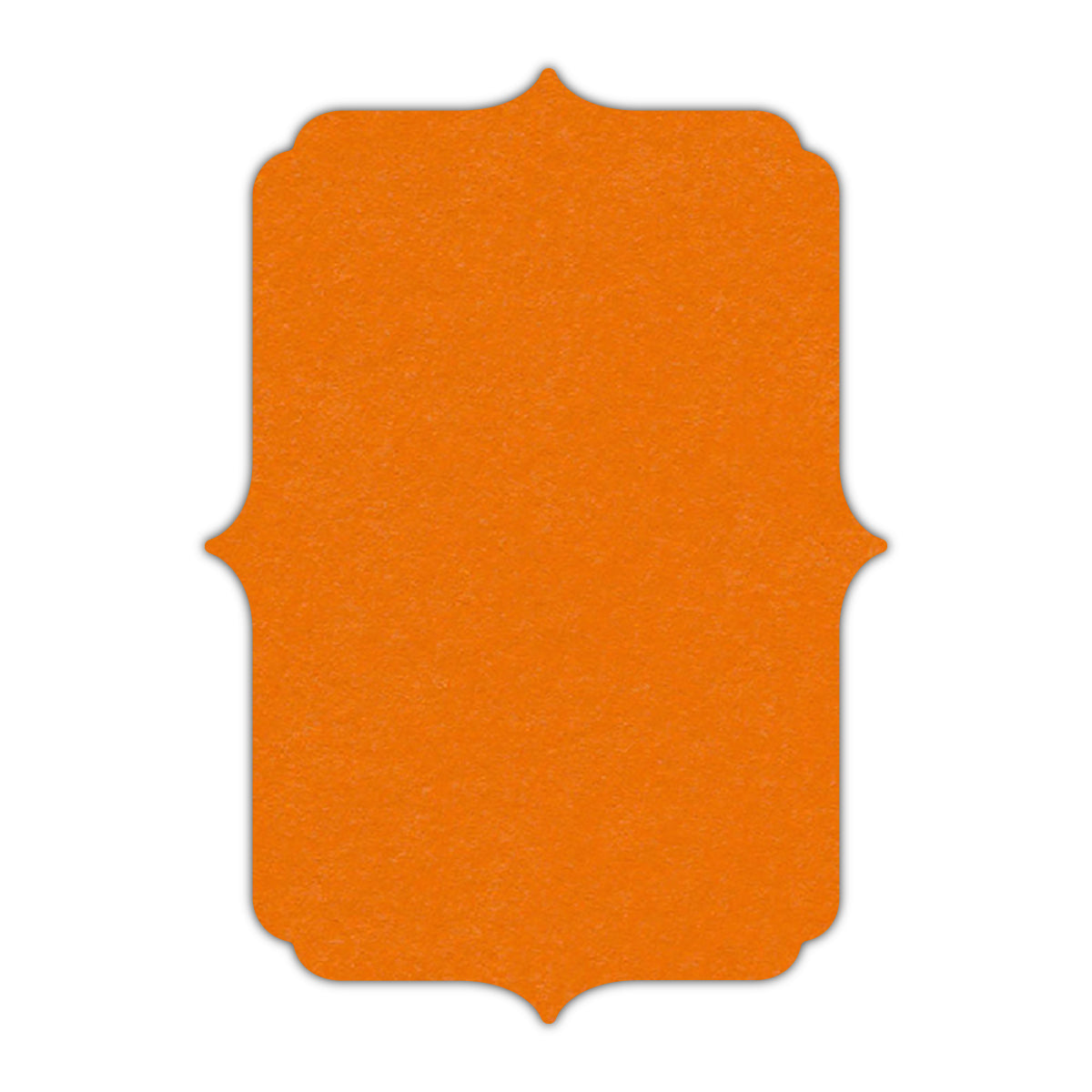 CMYK Print on Pumpkin Cardstock | Shape P19 | 12" x 18"