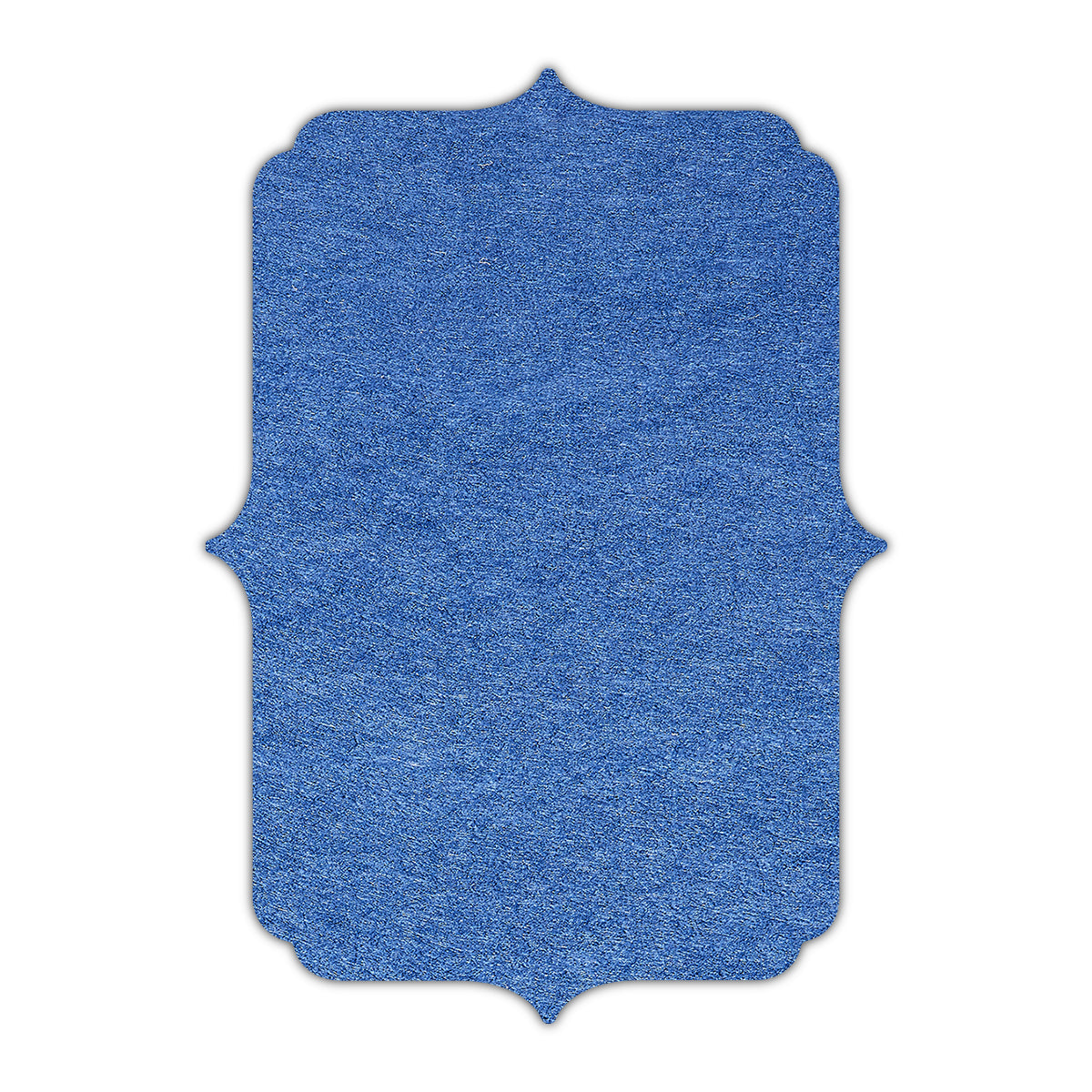 CMYK Print on Shimmer Sapphire Cardstock | Shape P19 | 5" x 7"