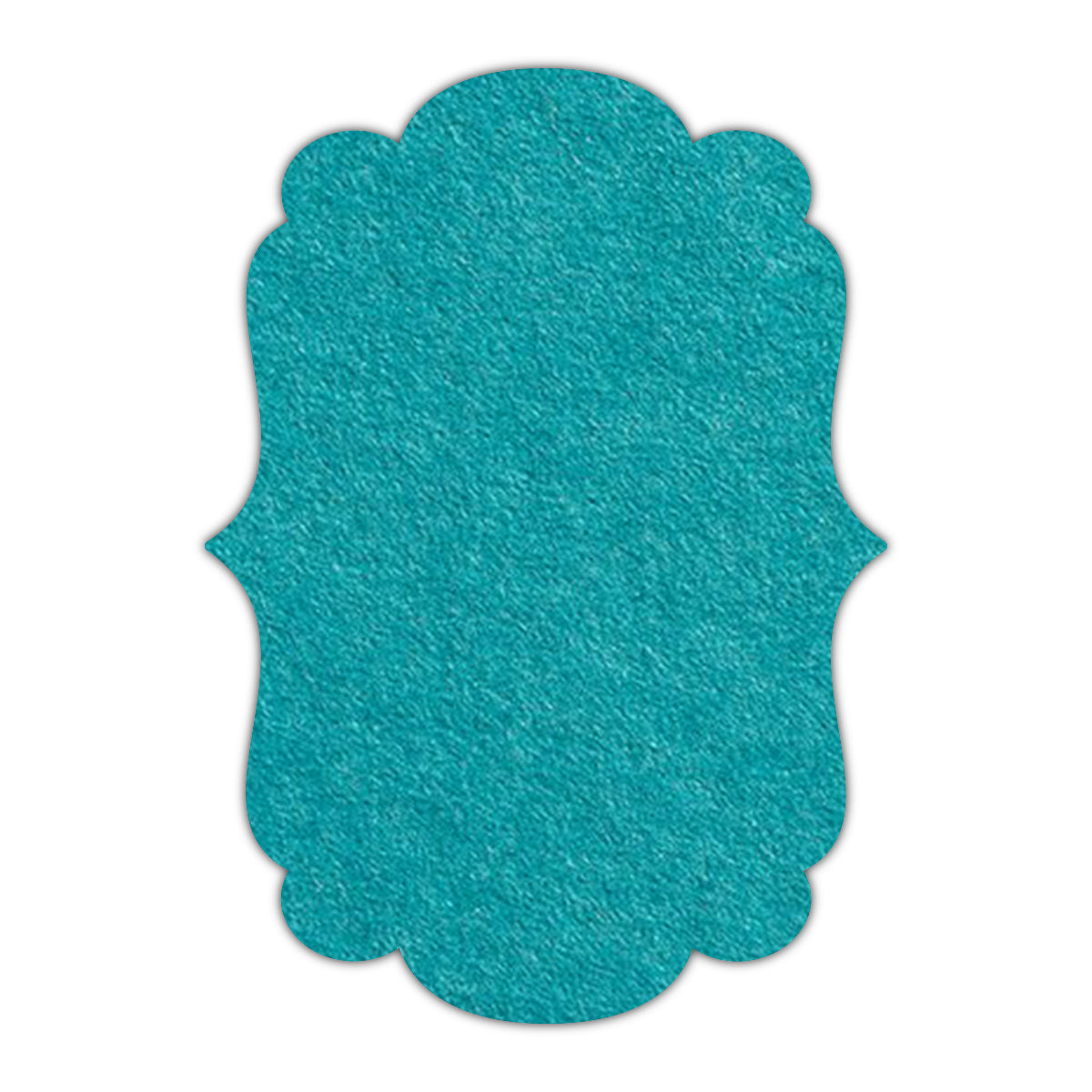 CMYK Print on Aqua Blue Cardstock | Shape P1 | 3" x 5"