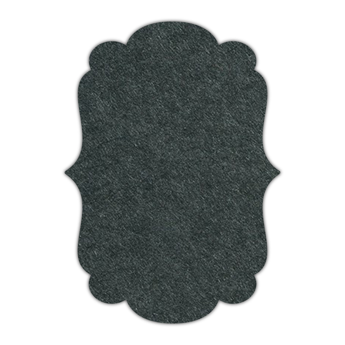 CMYK Print on Black Forest Cardstock | Shape P1 | 2" x 3"