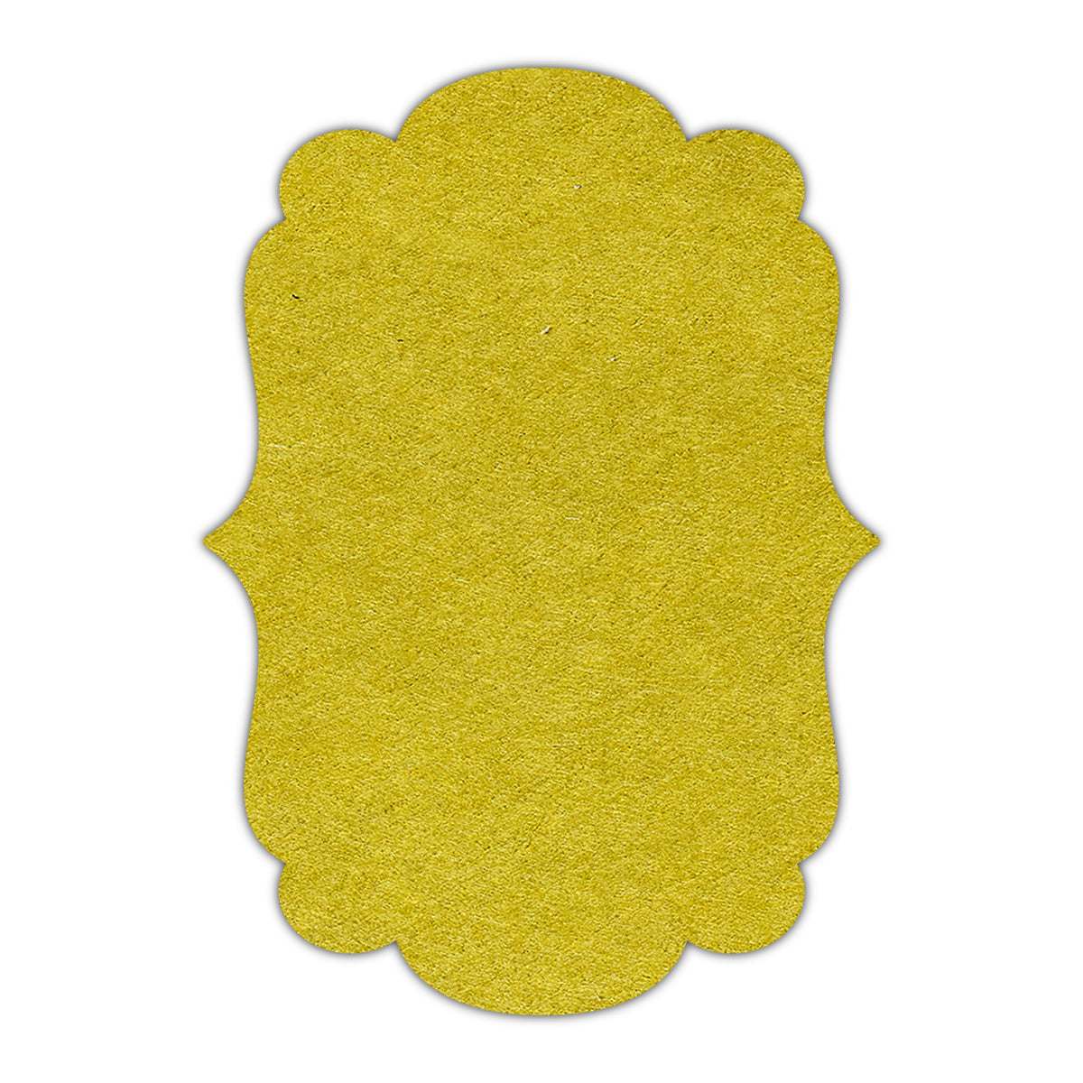 CMYK Print on Chartreuse Cardstock | Shape P1 | 5" x 8"