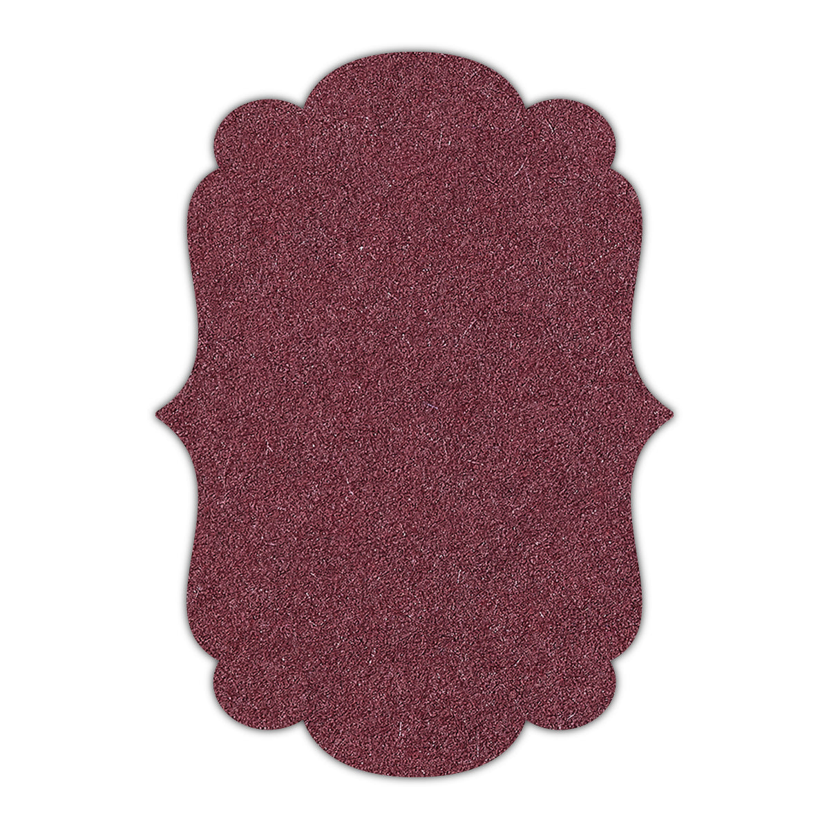 CMYK Print on Claret Cardstock | Shape P1 | 3" x 5"