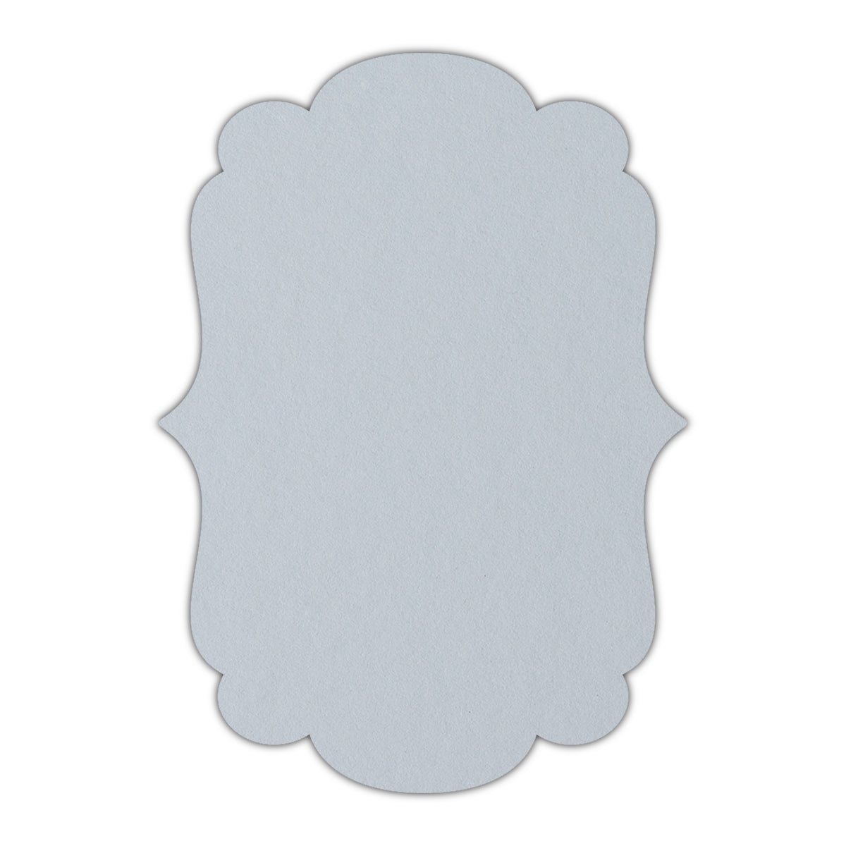 CMYK Print on Cool Blue Cardstock | Shape P1 | 5" x 8"