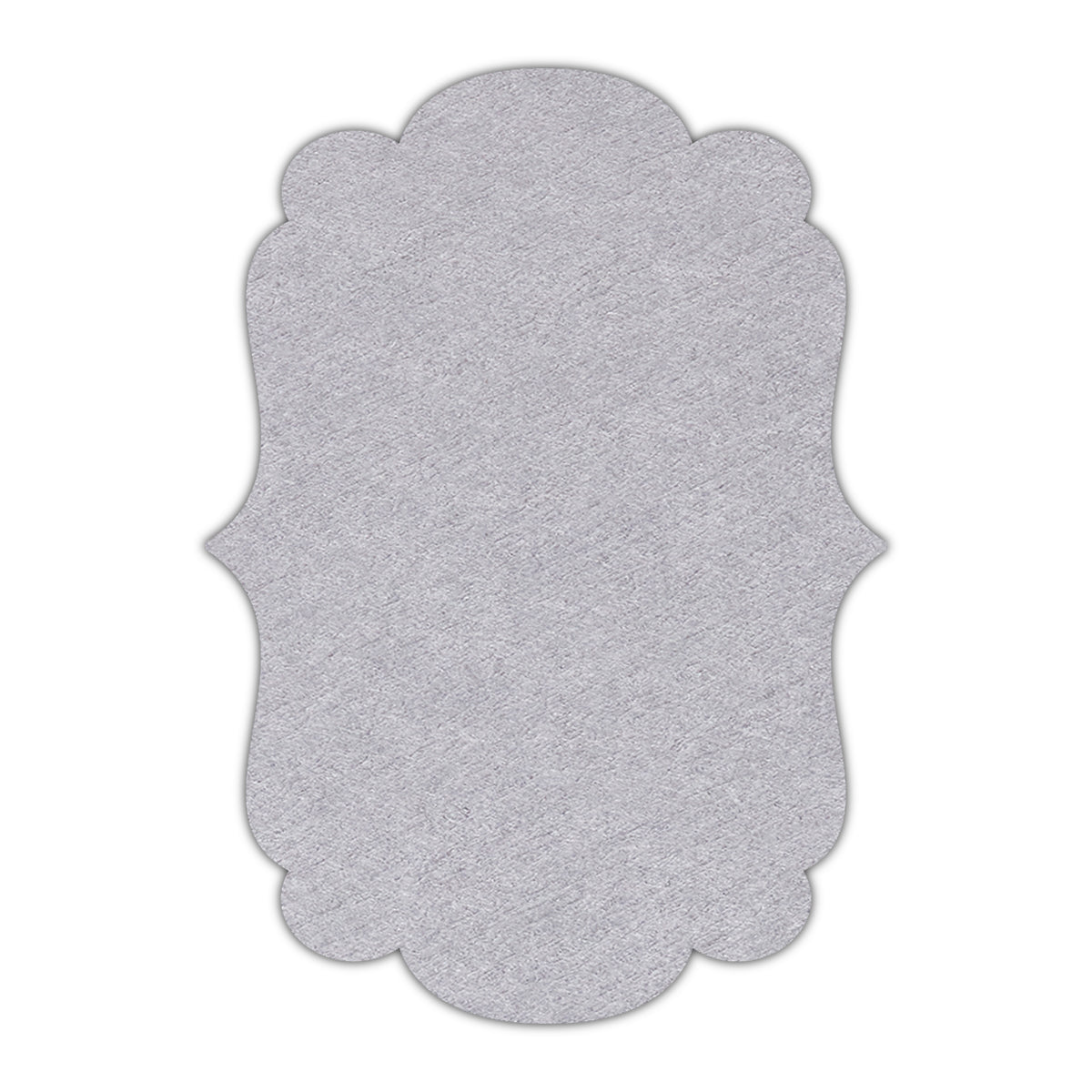 CMYK Print on Cool Grey Cardstock | Shape P1 | 2" x 3"