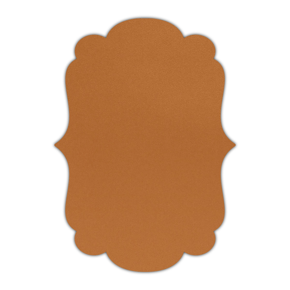 CMYK Print on Shimmer Copper Cardstock | Shape P1 | 2.75" x 2.75"