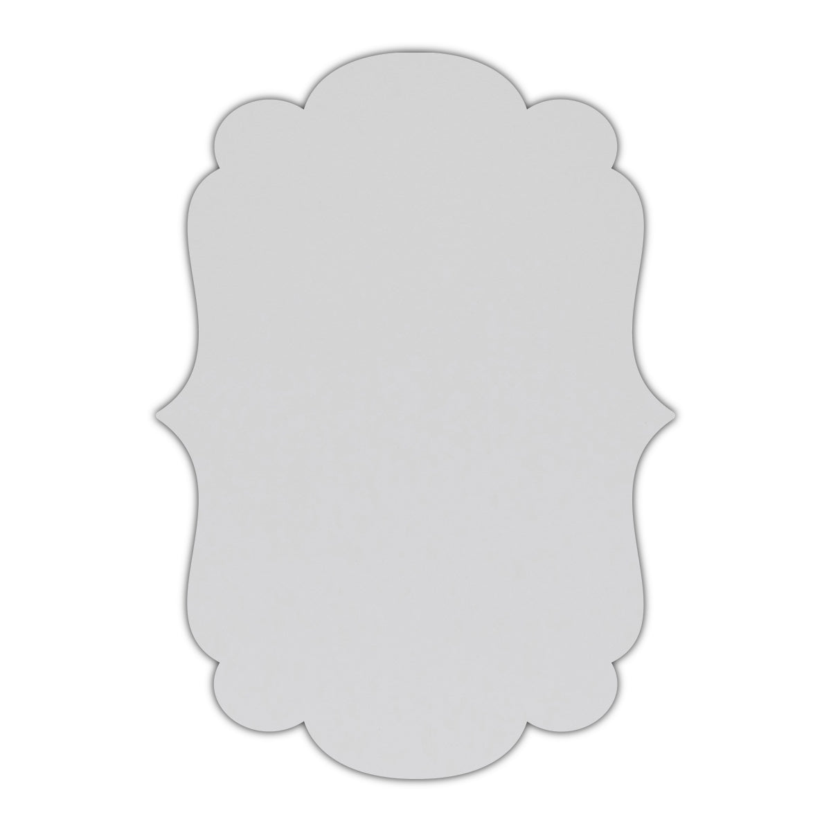 CMYK Print on Shimmer Crystal Cardstock | Shape P1 | 2" x 3"