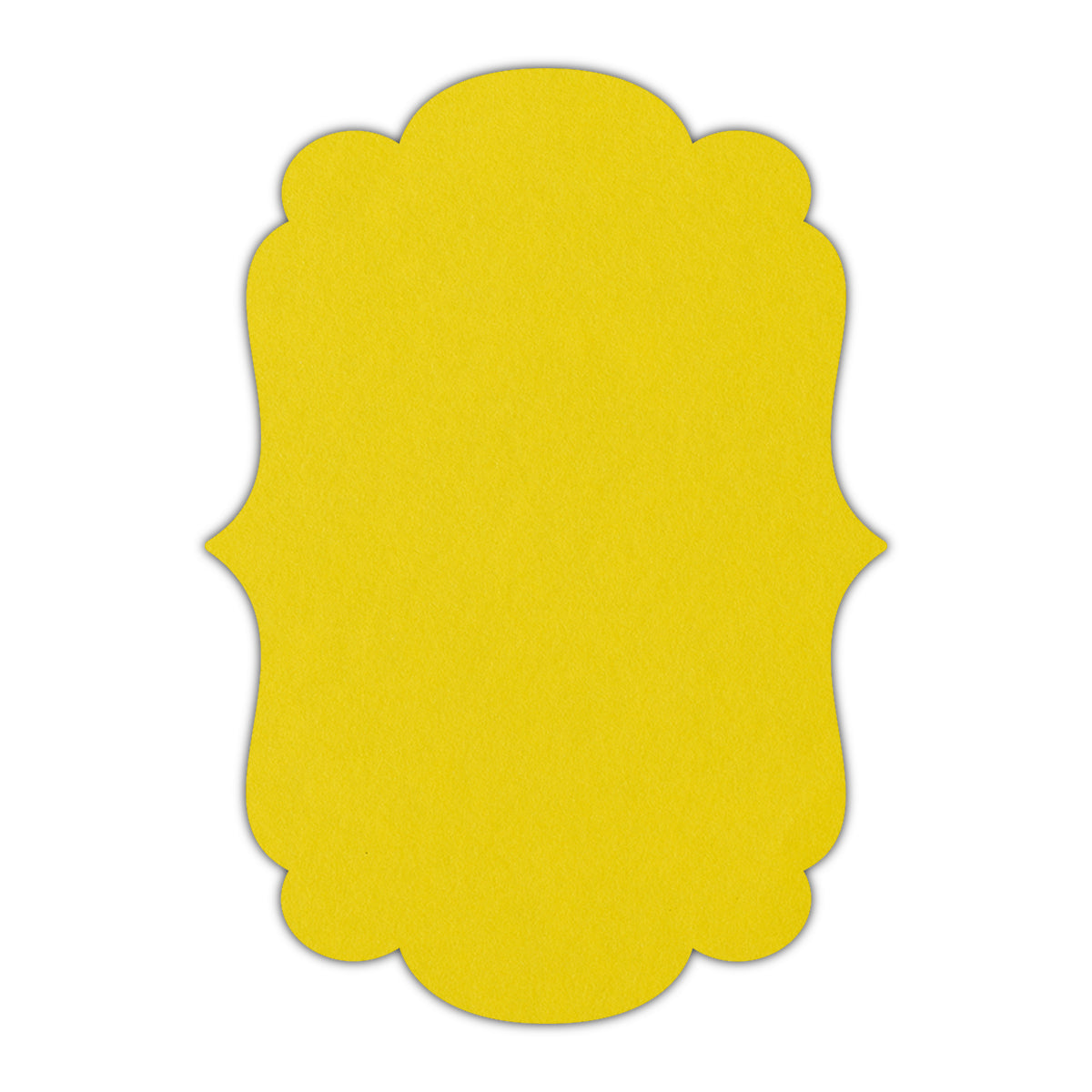 CMYK Print on Factory Yellow Cardstock | Shape P1 | 11" x 14"