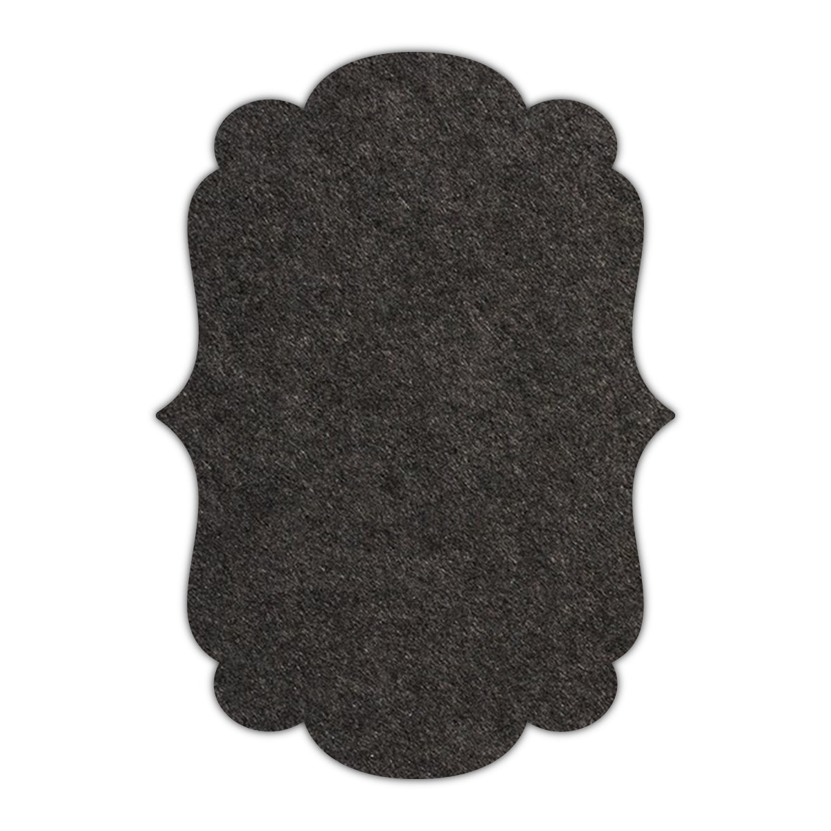 CMYK Print on Licorice Black Cardstock | Shape P1 | 3.5" x 5"