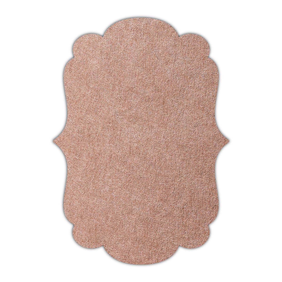 CMYK Print on Nubuck Brown Cardstock | Shape P1 | 3.5" x 5"