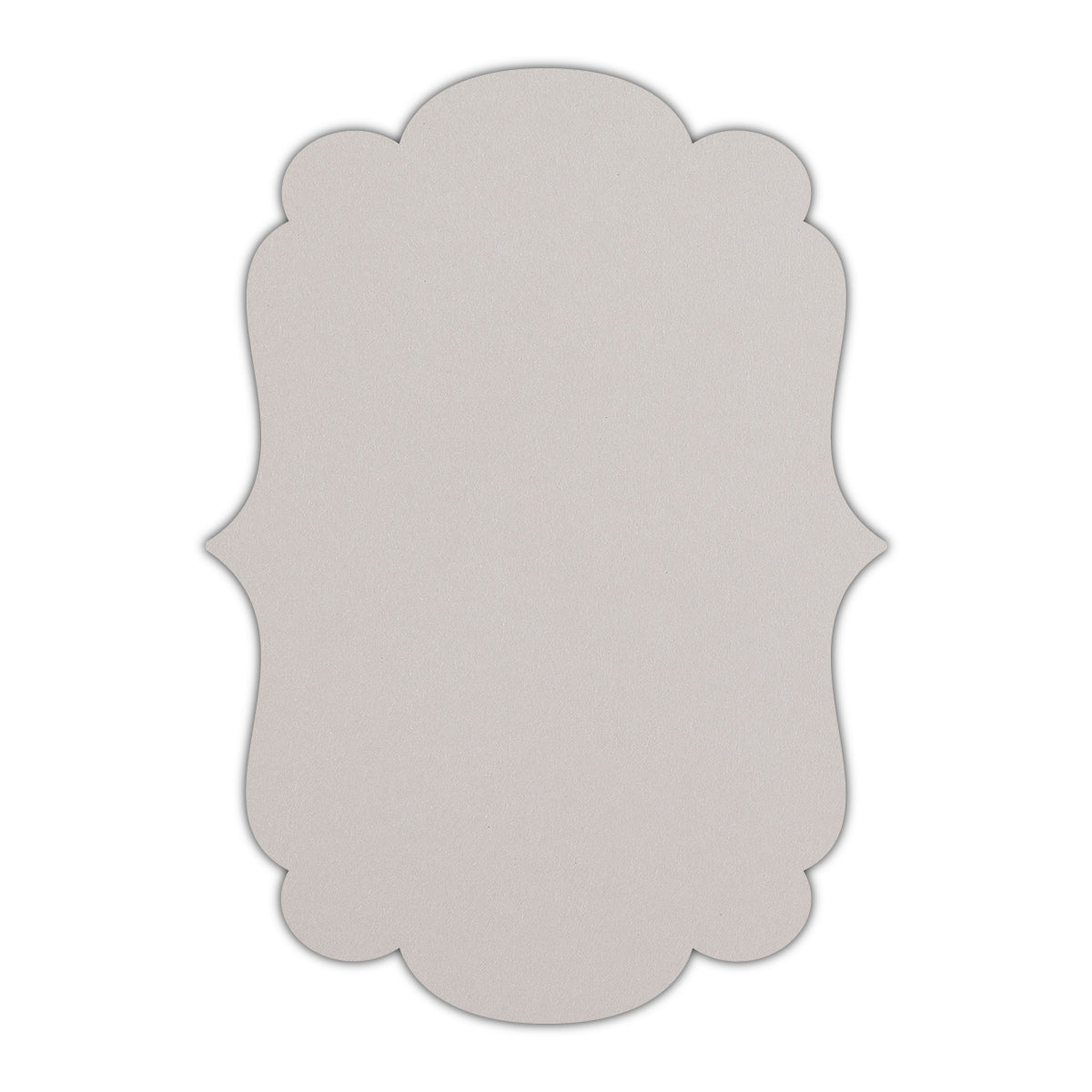 CMYK Print on Pale Grey Cardstock | Shape P1 | 2.5" x 3.5"