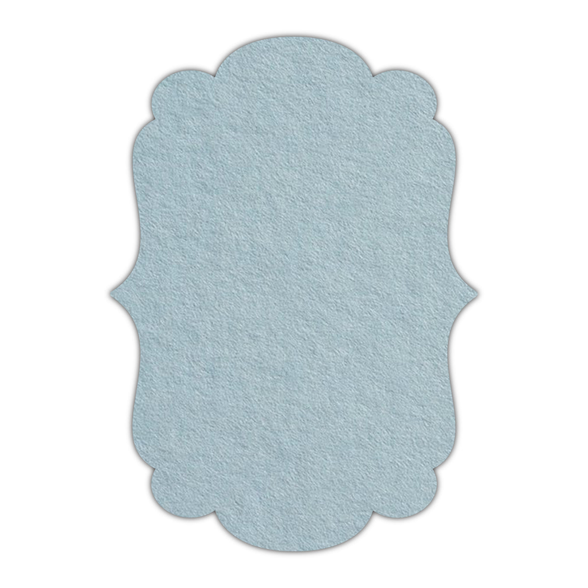 CMYK Print on Placid Blue Cardstock | Shape P1 | 3.5" x 5"