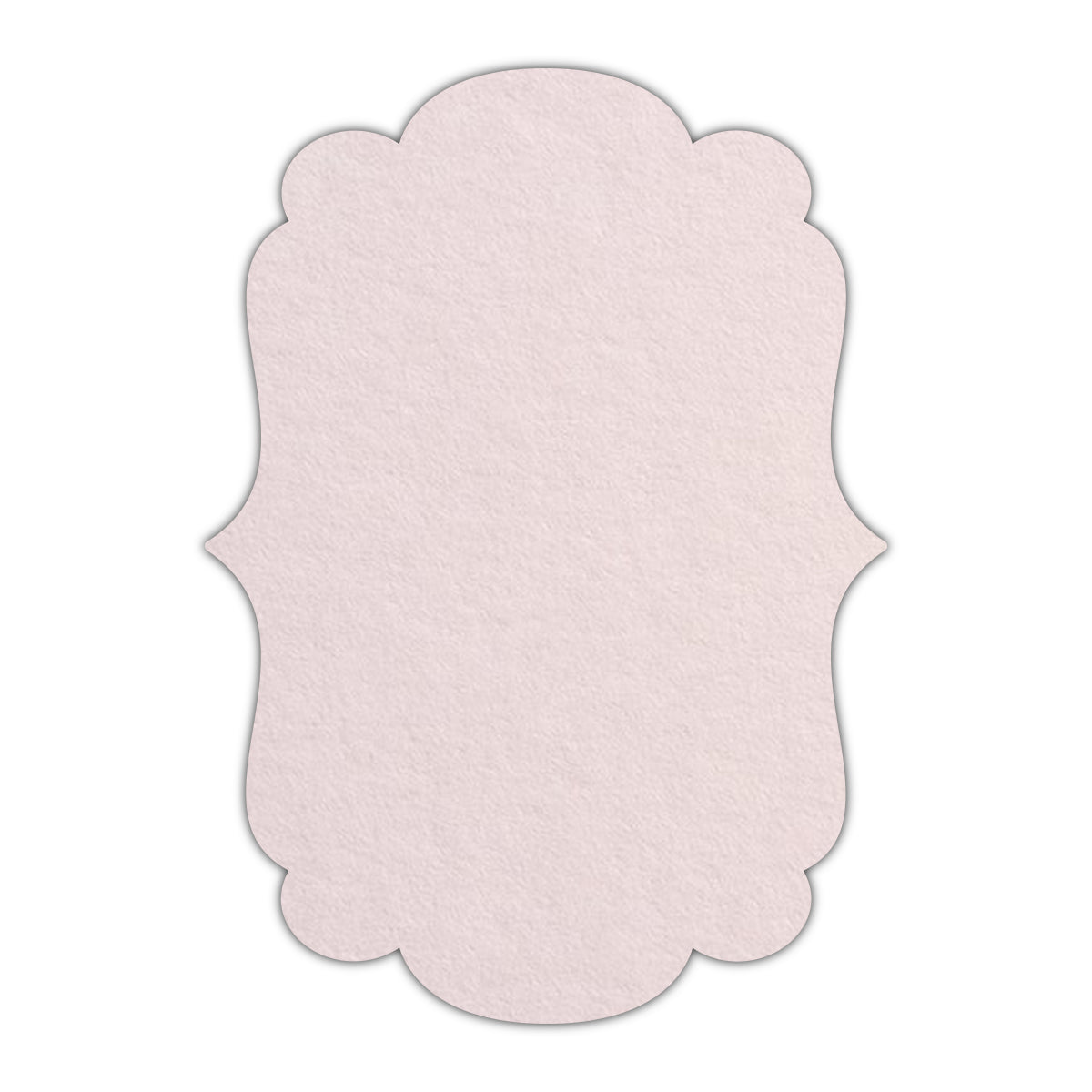 CMYK Print on Powder Pink Cardstock | Shape P1 | 8.5" x 11"