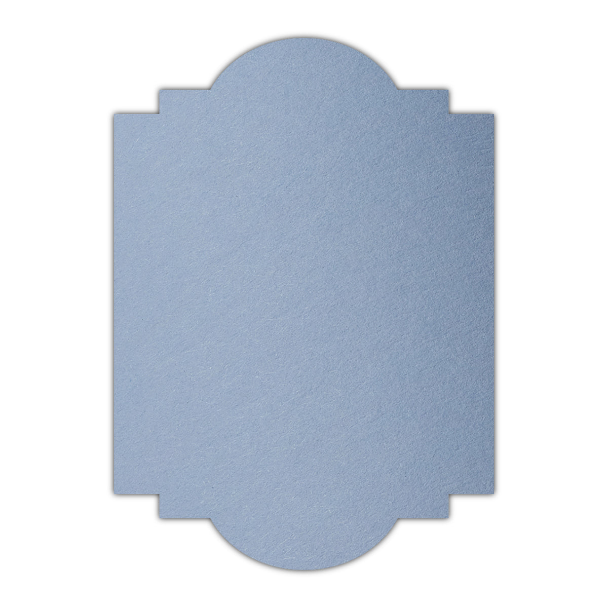CMYK Print on Azure Blue Cardstock | Shape P20 | 4.25" x 5.5"