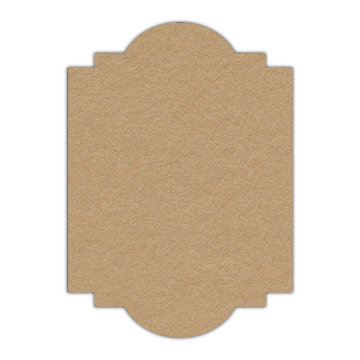 CMYK Print on Camel Cardstock | Shape P20 | 11" x 14"