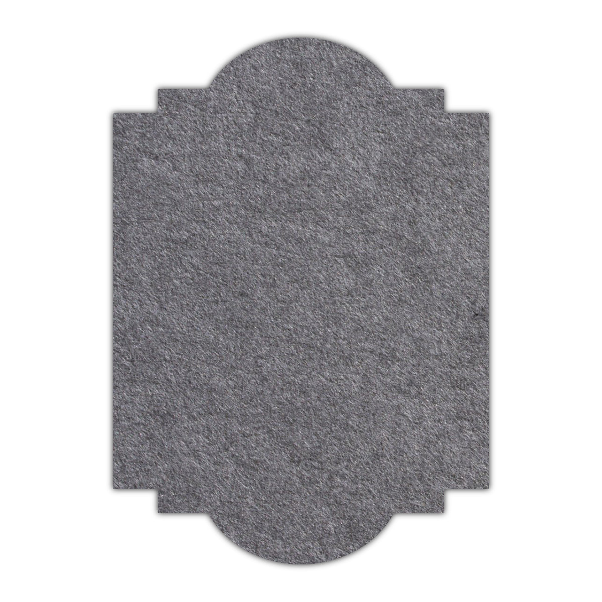 CMYK Print on Cobblestone Gray Cardstock | Shape P20 | 2" x 3.5"