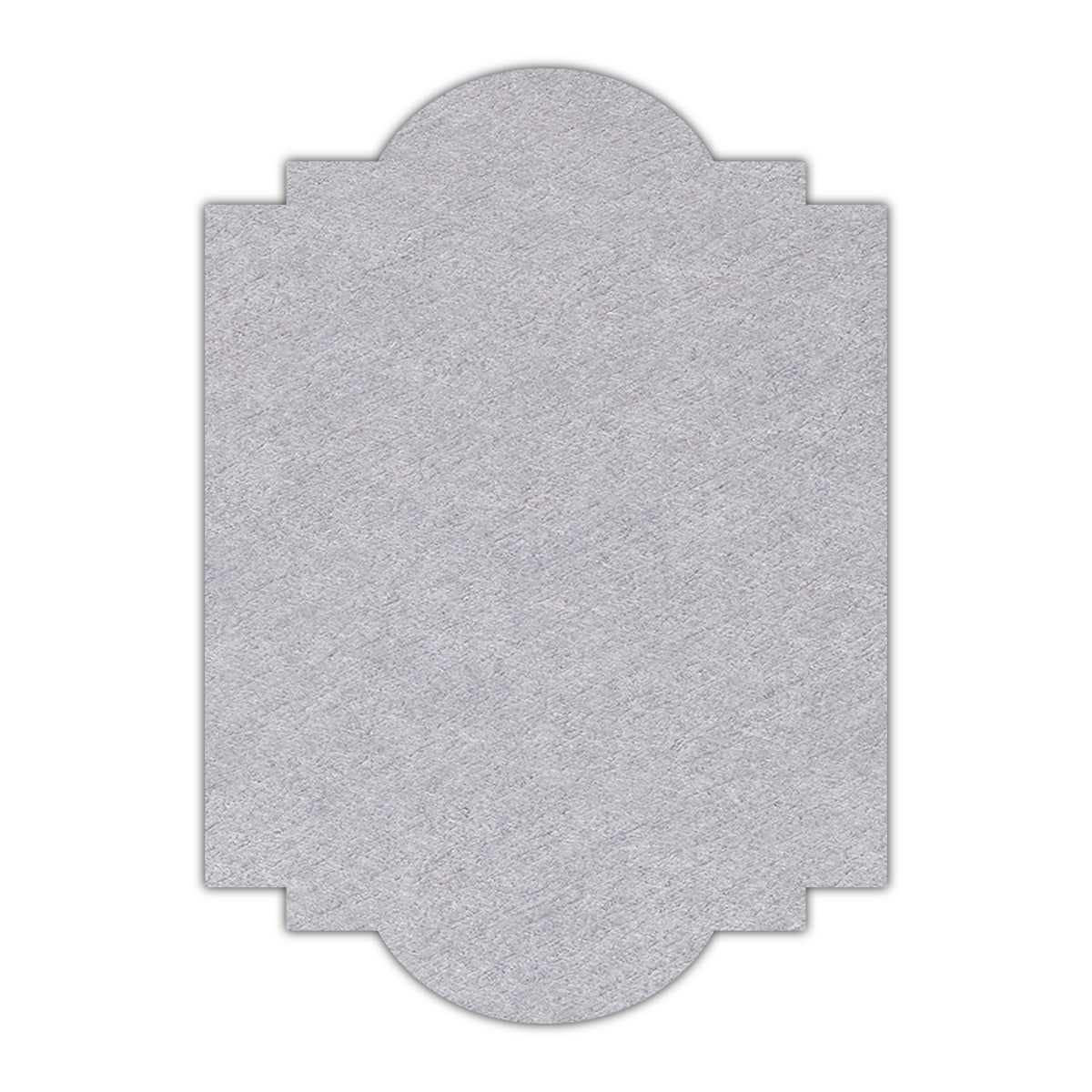 CMYK Print on Cool Grey Cardstock | Shape P20 | 6" x 9"