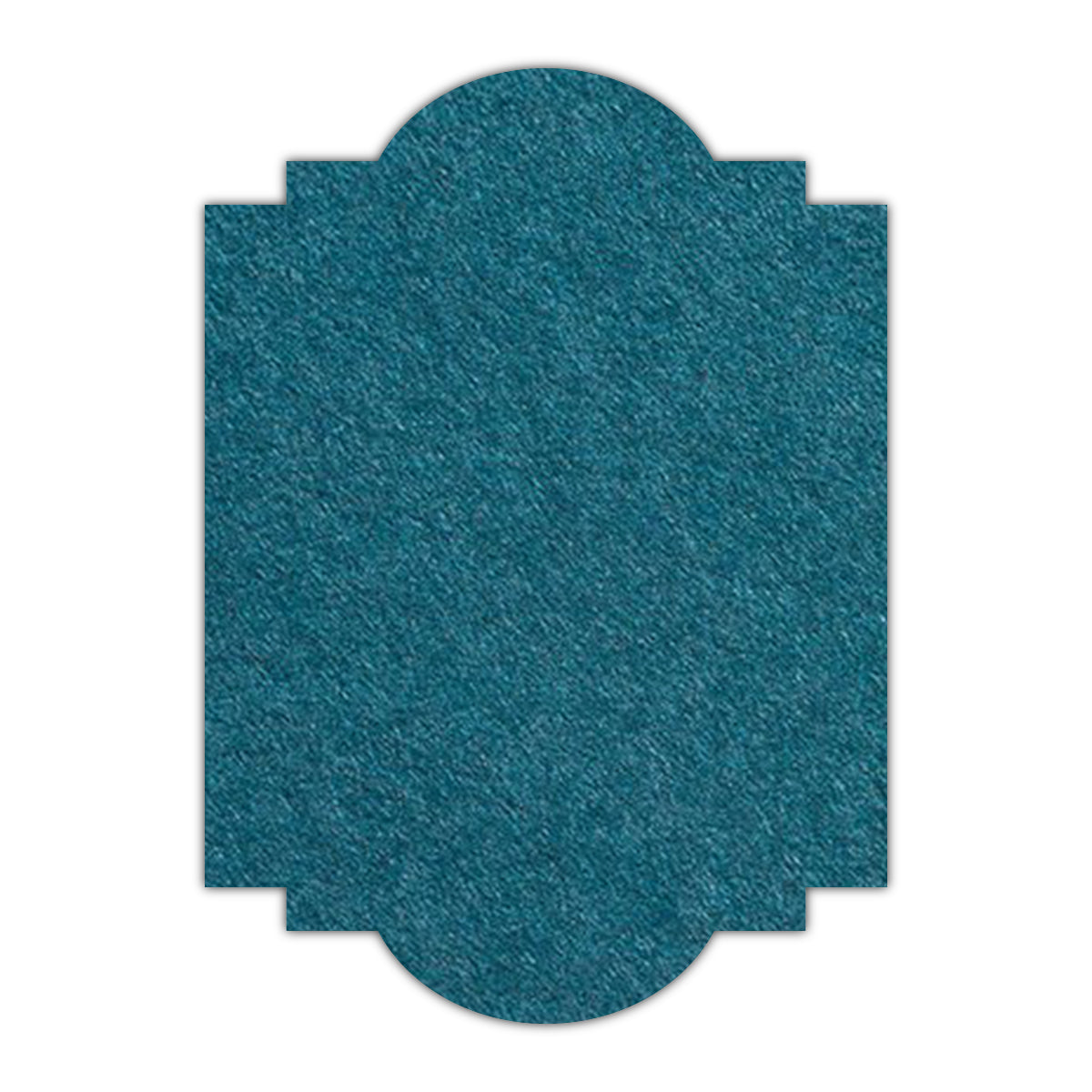 CMYK Print on Dark Teal Blue Cardstock | Shape P20 | 11" x 14"