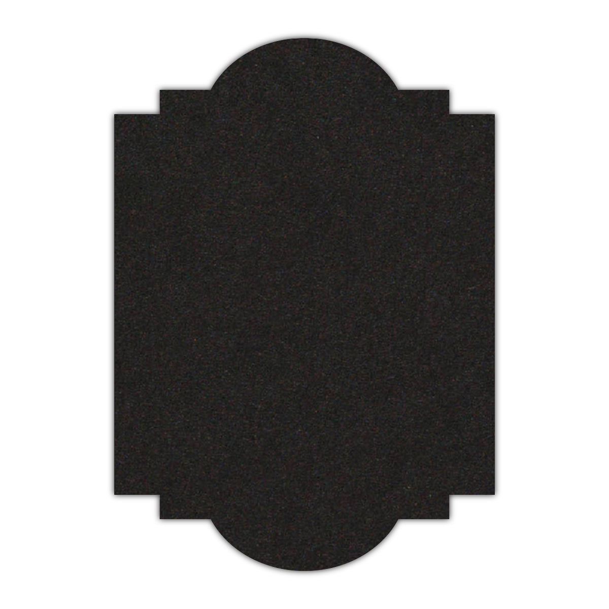 CMYK Print on Deep Black Cardstock | Shape P20 | 11" x 17"