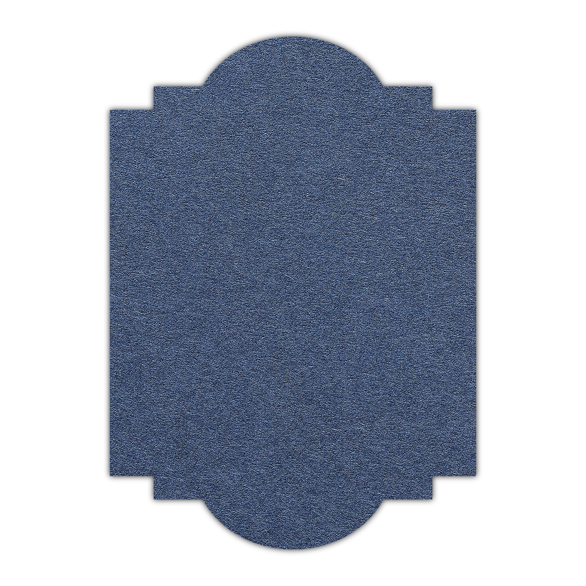 CMYK Print on Imperial Blue Cardstock | Shape P20 | 5.5" x 8.5"