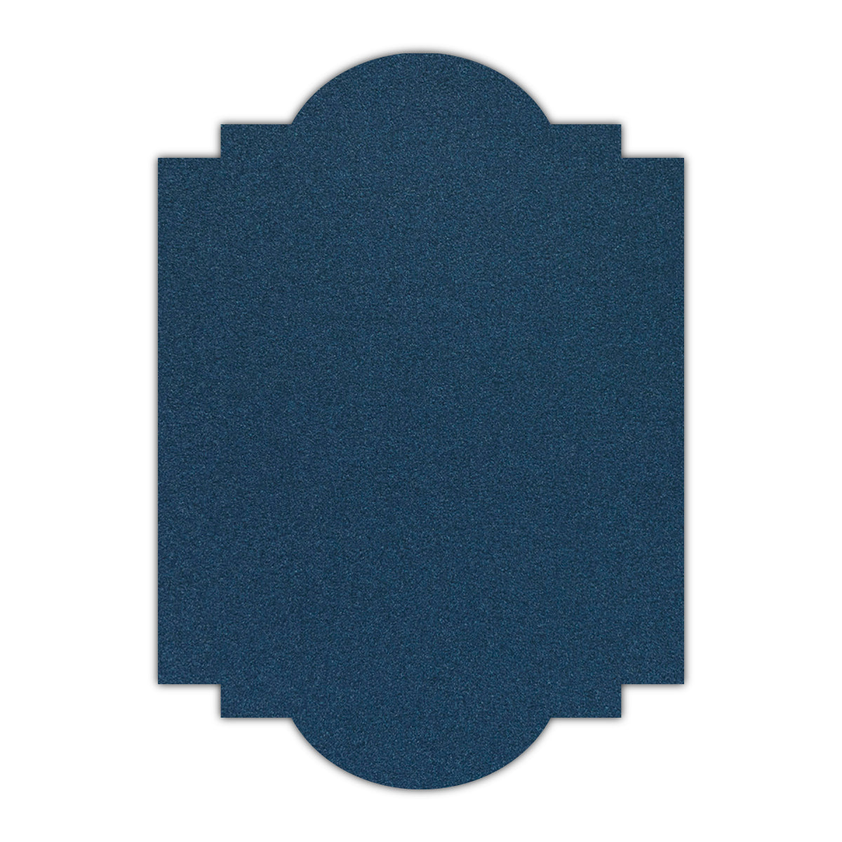 CMYK Print on Shimmer Lapis Cardstock | Shape P20 | 12" x 18"
