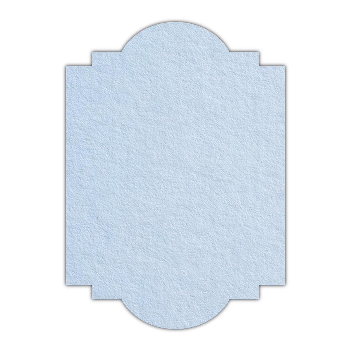 CMYK Print on Light Sky Blue Cardstock | Shape P20 | 12" x 18"