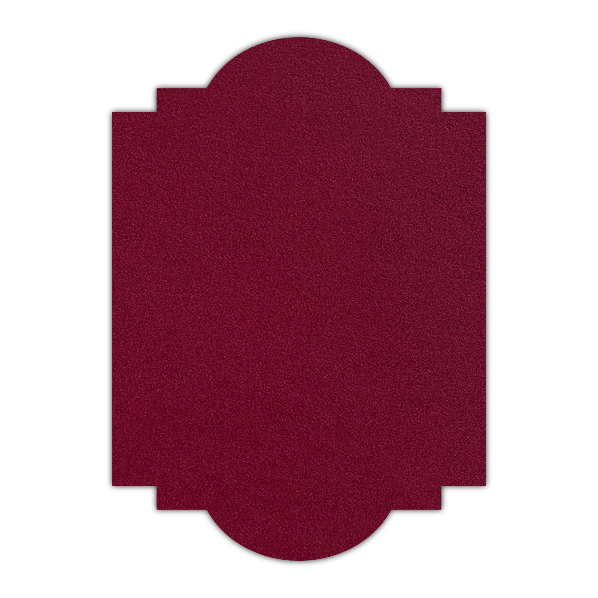 CMYK Print on Shimmer Red Lacquer Cardstock | Shape P20 | 11" x 14"