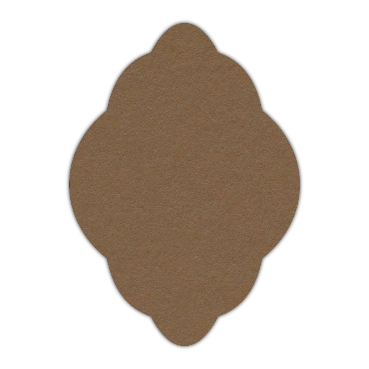 CMYK Print on Cappuccino Cardstock | Shape P21 | 5.5" x 8.5"