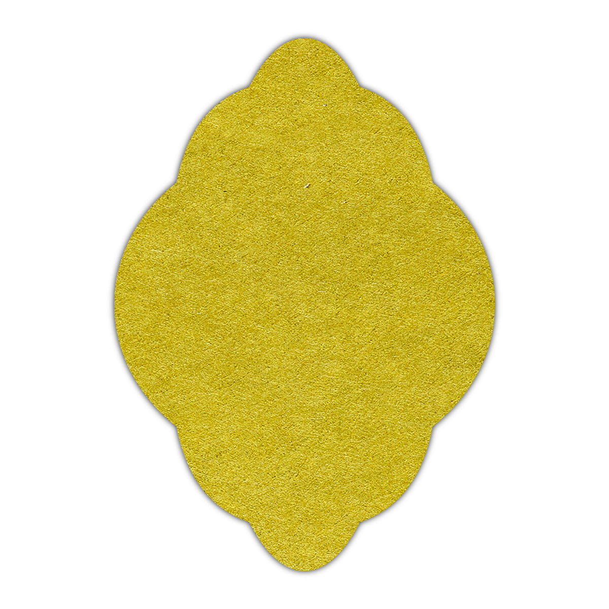 CMYK Print on Chartreuse Cardstock | Shape P21 | 2.5" x 3.5"