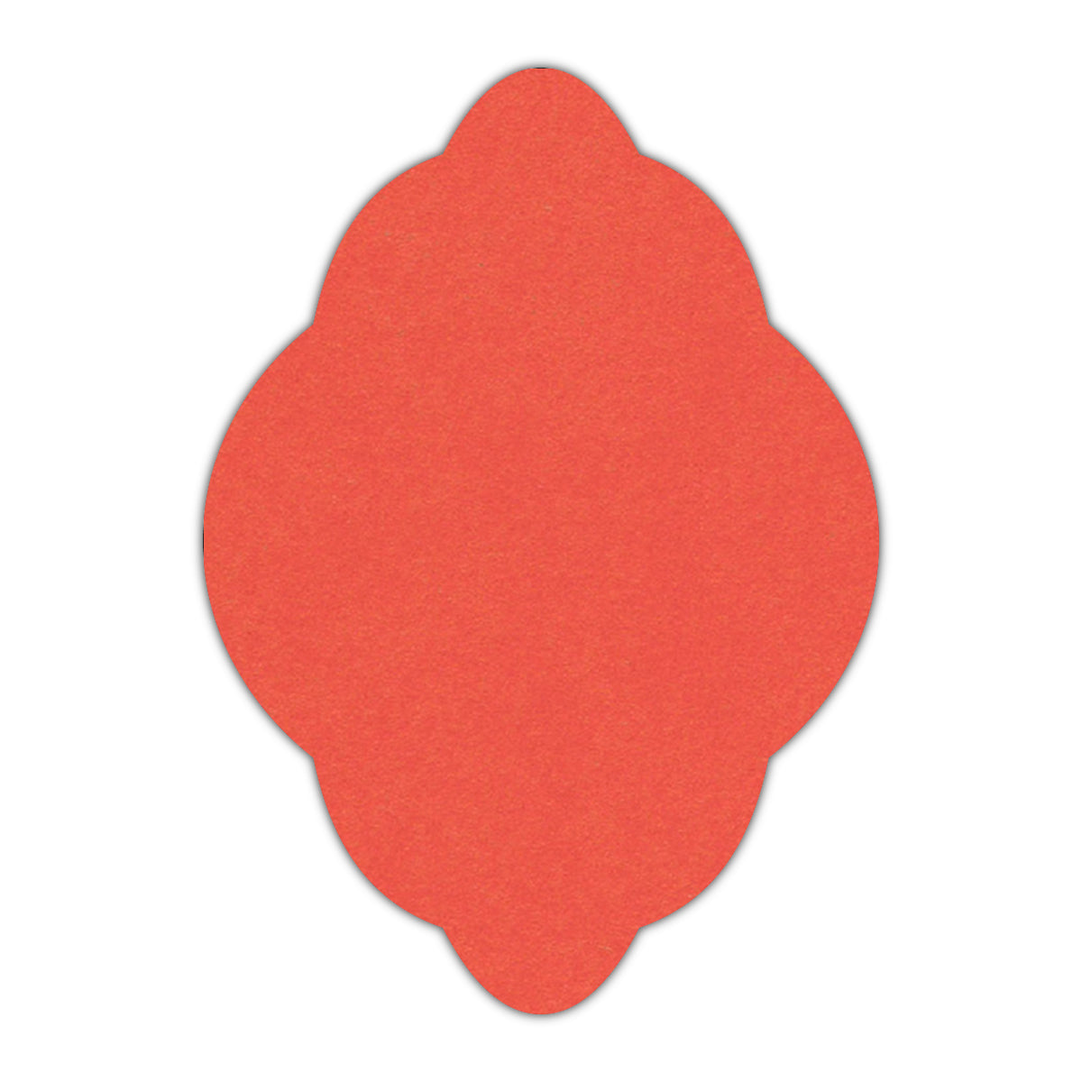 CMYK Print on Coral Cardstock | Shape P21 | 11" x 14"