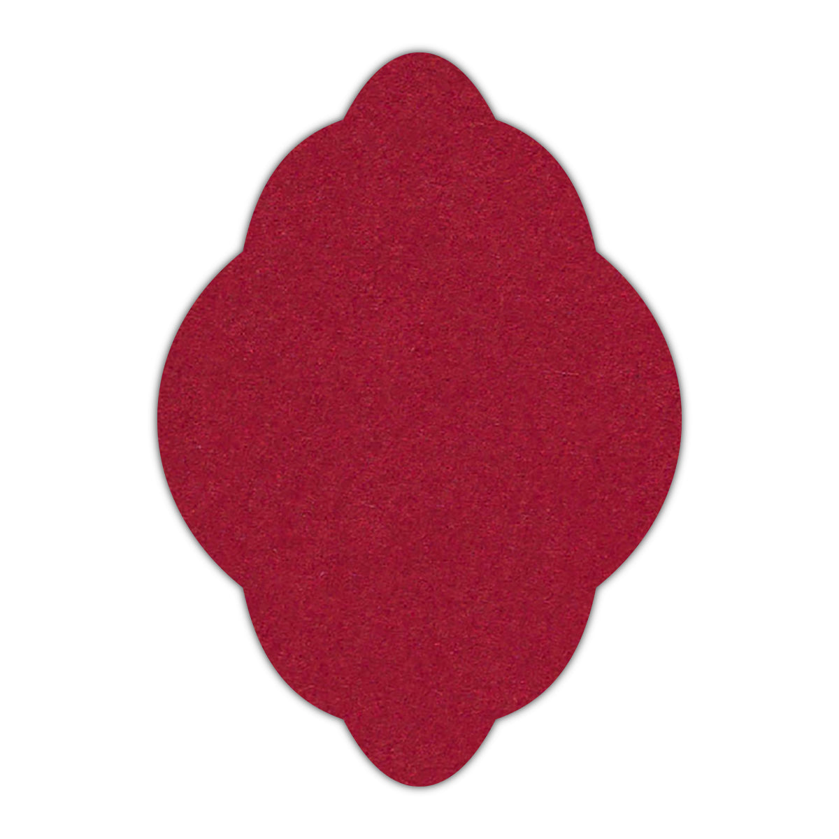 CMYK Print on Guardsman Red Cardstock | Shape P21 | 5" x 8"