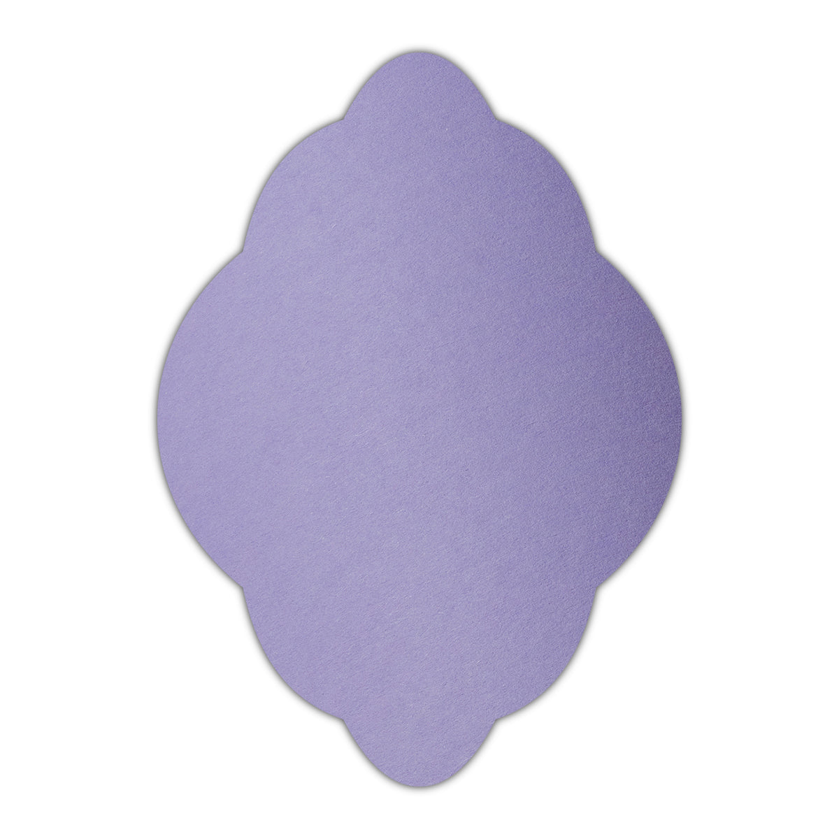 CMYK Print on Lavender Cardstock | Shape P21 | 11" x 17"