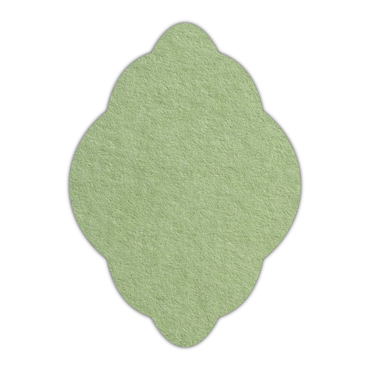 CMYK Print on Olive Green Cardstock | Shape P21 | 11" x 17"