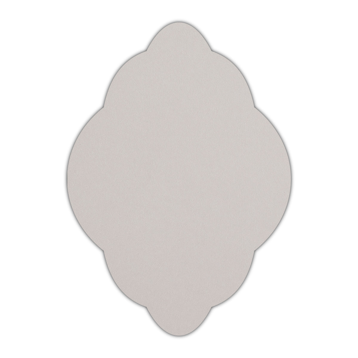 CMYK Print on Pale Grey Cardstock | Shape P21 | 2.5" x 3.5"