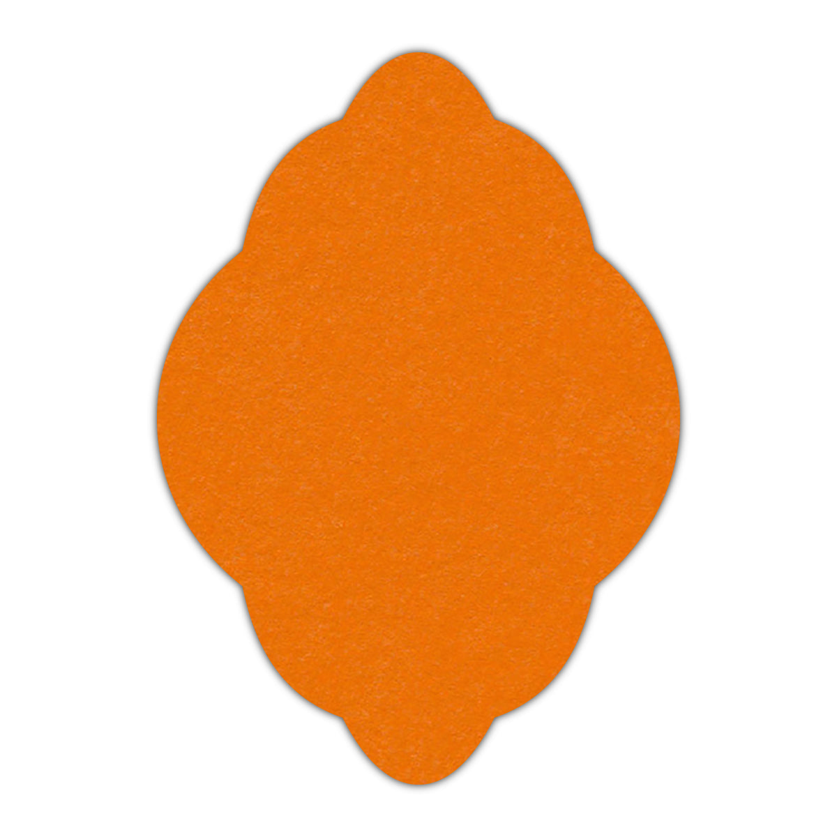 CMYK Print on Pumpkin Cardstock | Shape P21 | 3.5" x 5"