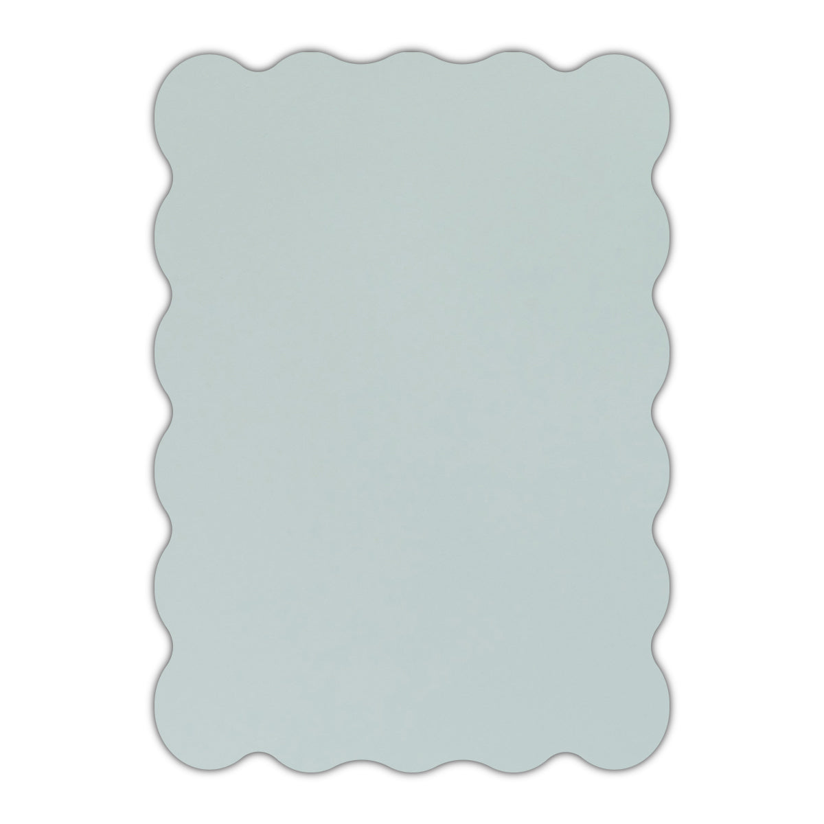 CMYK Print on Shimmer Aquamarine Cardstock | Shape P22 | 5.5" x 8.5"