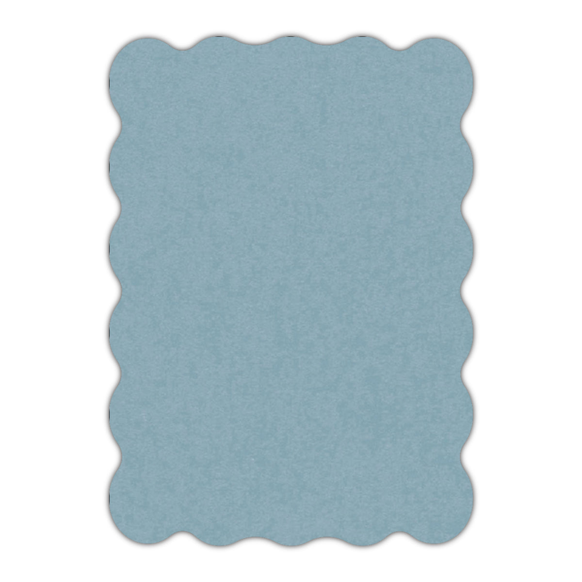 CMYK Print on Baltic Sea Cardstock | Shape P22 | 2" x 3.5"
