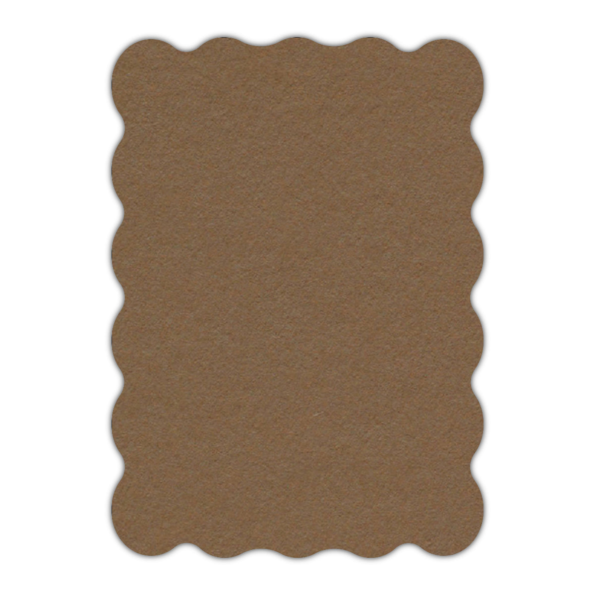CMYK Print on Cappuccino Cardstock | Shape P22 | 4.25" x 5.5"