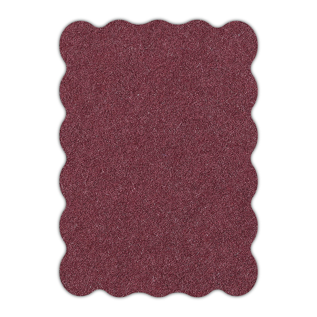CMYK Print on Claret Cardstock | Shape P22 | 3" x 5"
