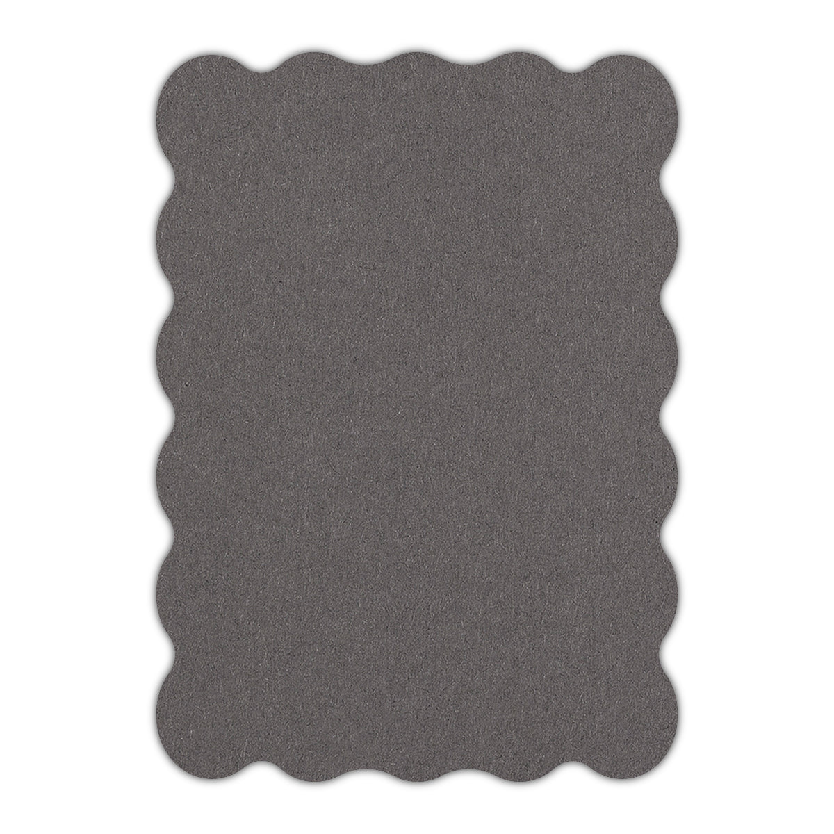 CMYK Print on Dark Grey Cardstock | Shape P22 | 5" x 7"