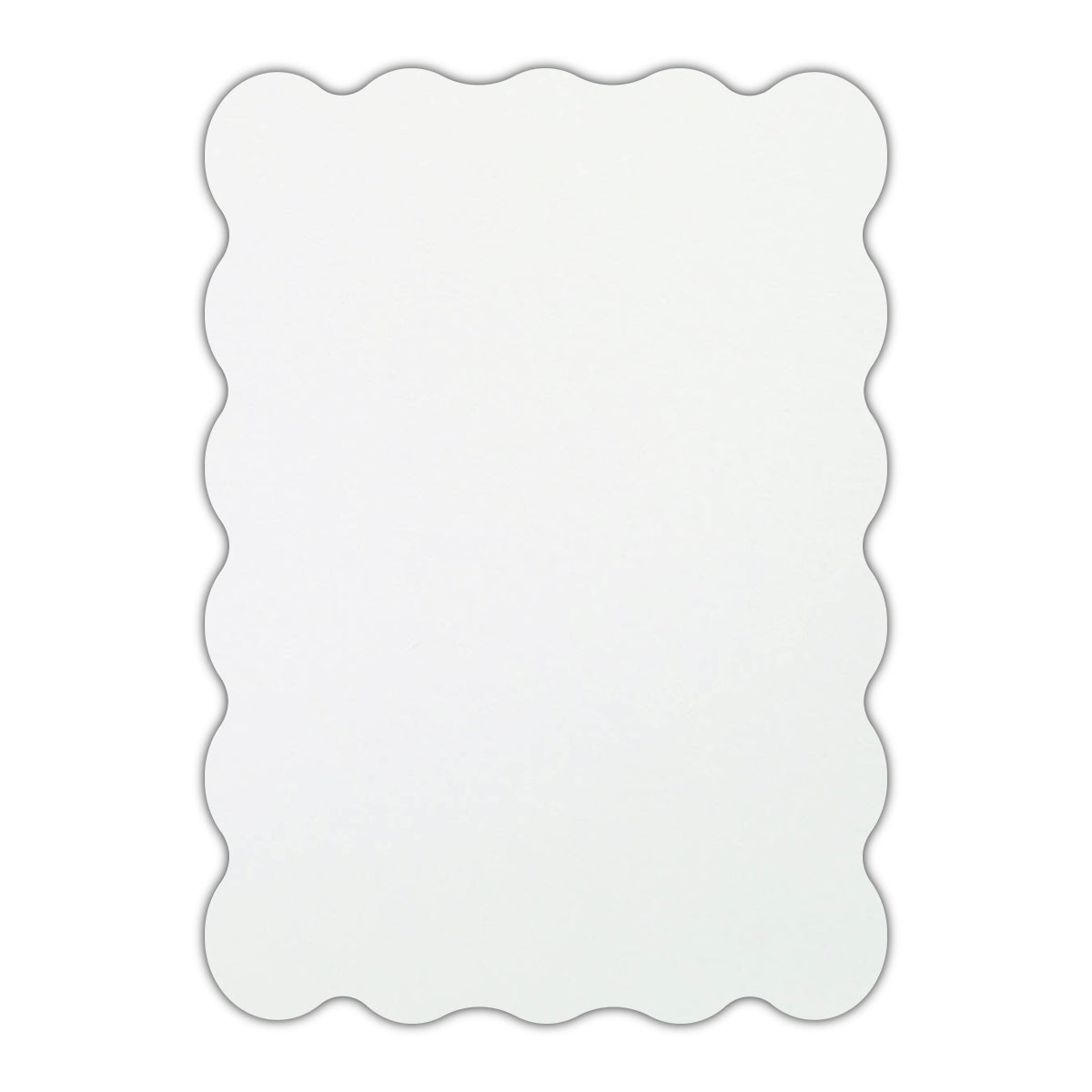 CMYK Print on Shimmer Ice Gold Cardstock | Shape P22 | 5" x 7"