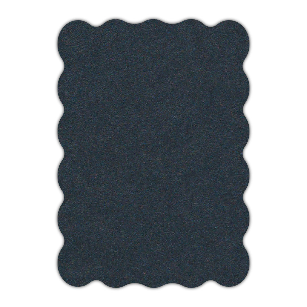 CMYK Print on Navy Blue Cardstock | Shape P22 | 3" x 4"