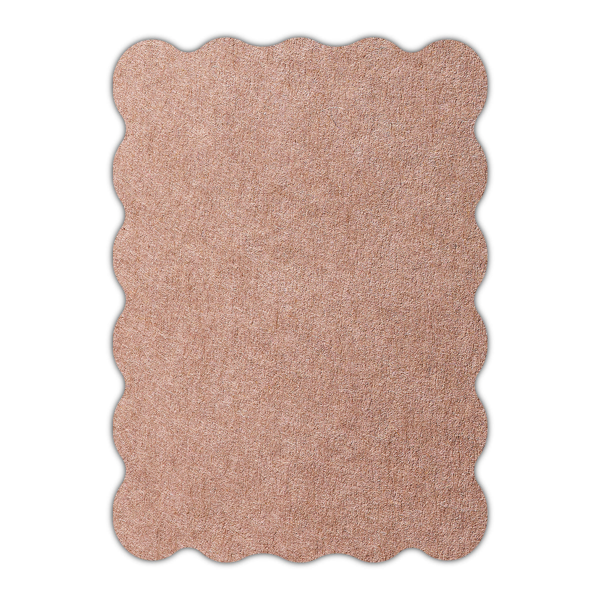 CMYK Print on Nubuck Brown Cardstock | Shape P22 | 3" x 5"