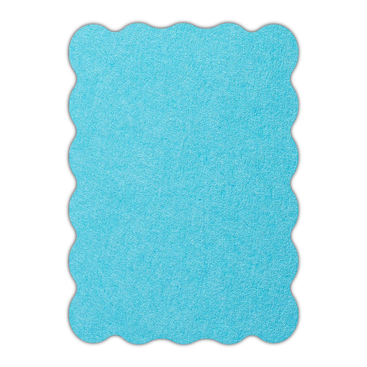CMYK Print on Turquoise Cardstock | Shape P22 | 8" x 10"