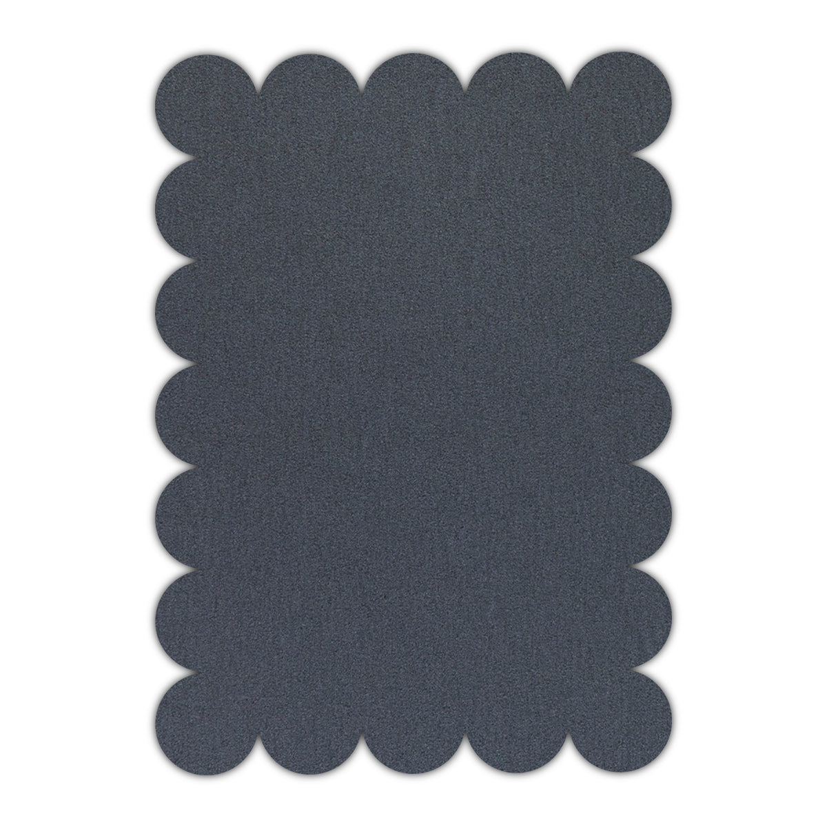 CMYK Print on Shimmer Anthracite Cardstock | Shape P23 | 2" x 3.5"