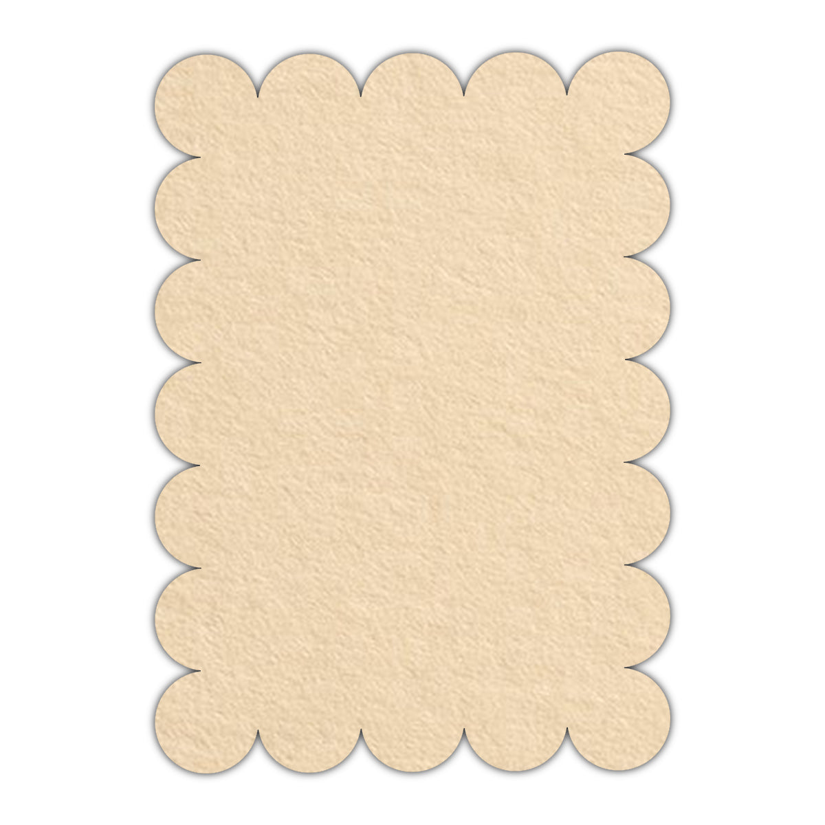 CMYK Print on Antique Ivory Cardstock | Shape P23 | 2" x 3"