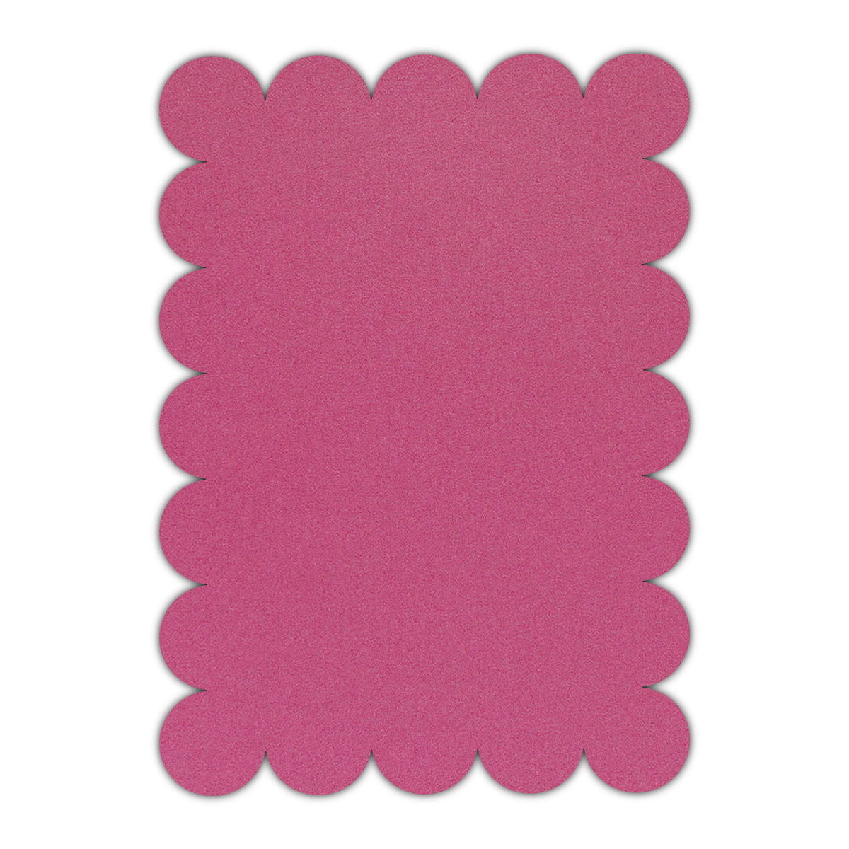 CMYK Print on Shimmer Azalea Cardstock | Shape P23 | 2" x 3.5"