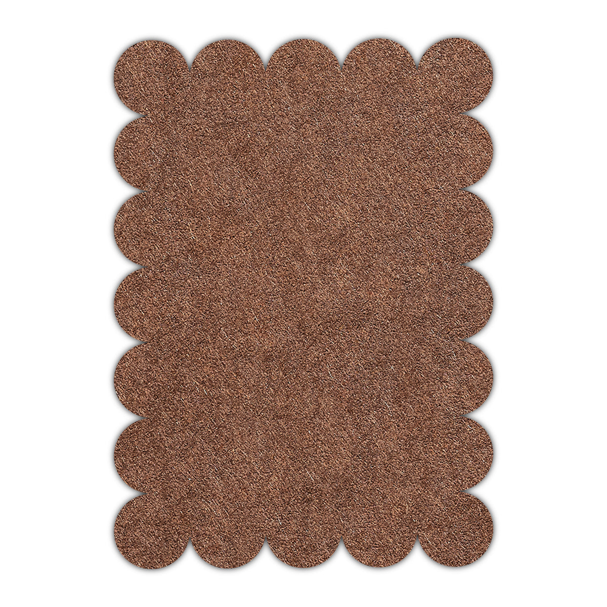 CMYK Print on Bagdad Brown Cardstock | Shape P23 | 3" x 4"