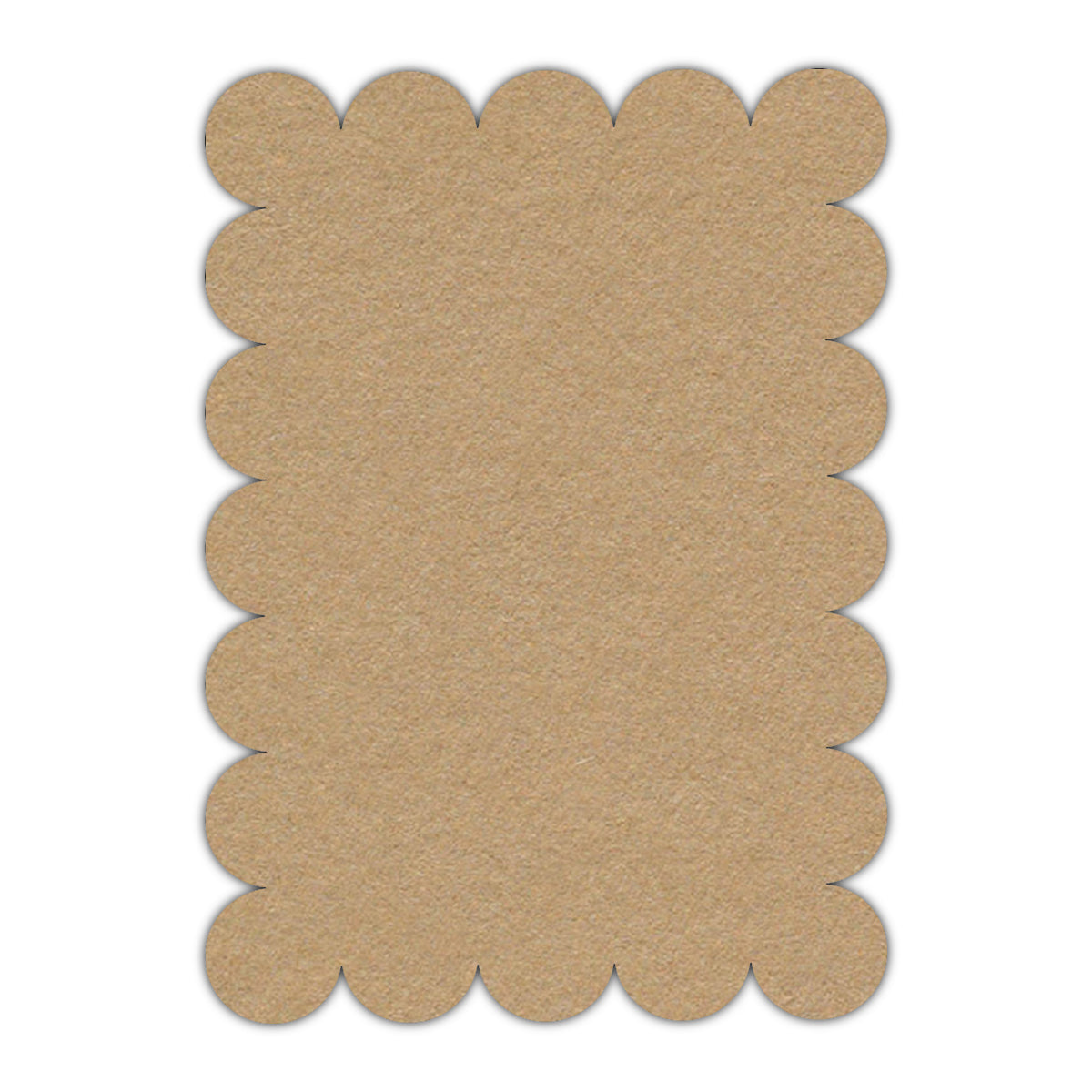 CMYK Print on Camel Cardstock | Shape P23 | 8" x 10"