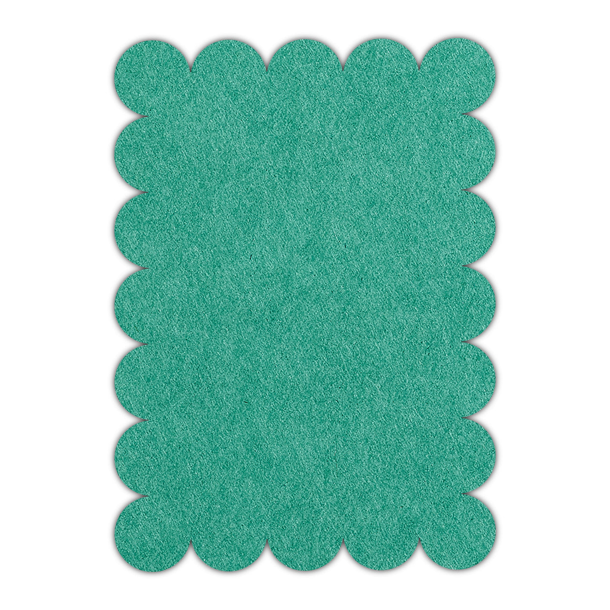 CMYK Print on Emerald Cardstock | Shape P23 | 3" x 4"