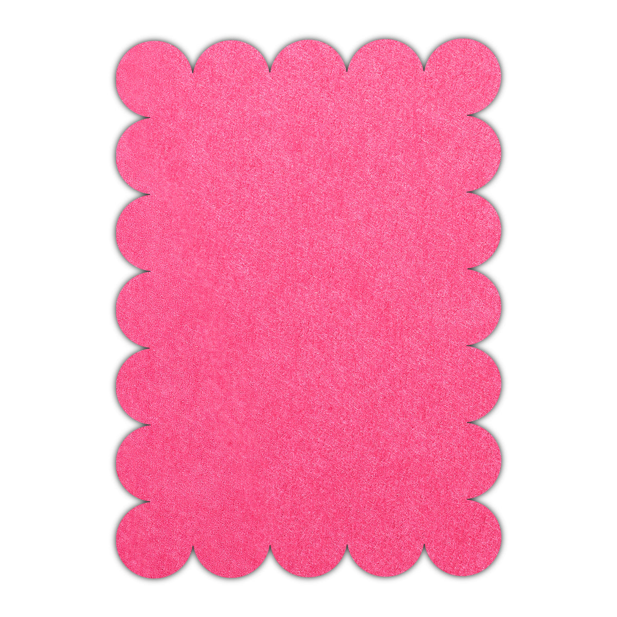 CMYK Print on Hot Pink Cardstock | Shape P23 | 3" x 5"
